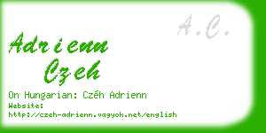 adrienn czeh business card