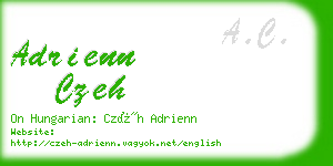 adrienn czeh business card